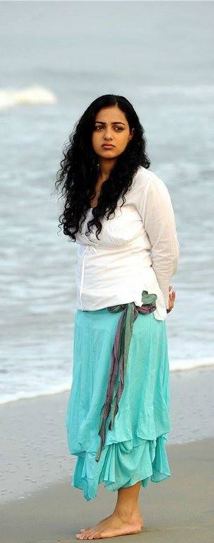 Film Actress Nithya Menon Hot In Beautiful Modern Dress - Cinejolly