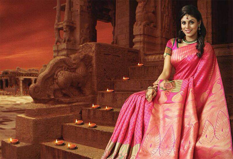 Tamil Cinema Heroine Ineya Beautiful Photos In Saree 11