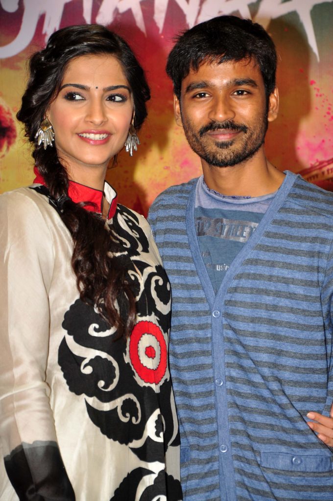 Cool Photo Gallery Of Actor Dhanush With Bollywood Actress Sonam Kapoor (20)
