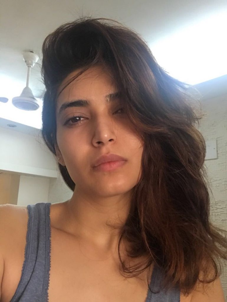 Close Up Face Selfie Of Karishma Tanna
