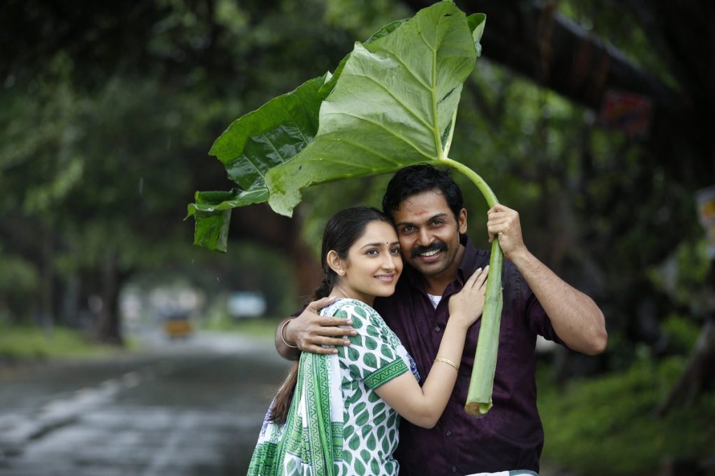 New Movie Stills Of Sayesha Saigal And Karthik