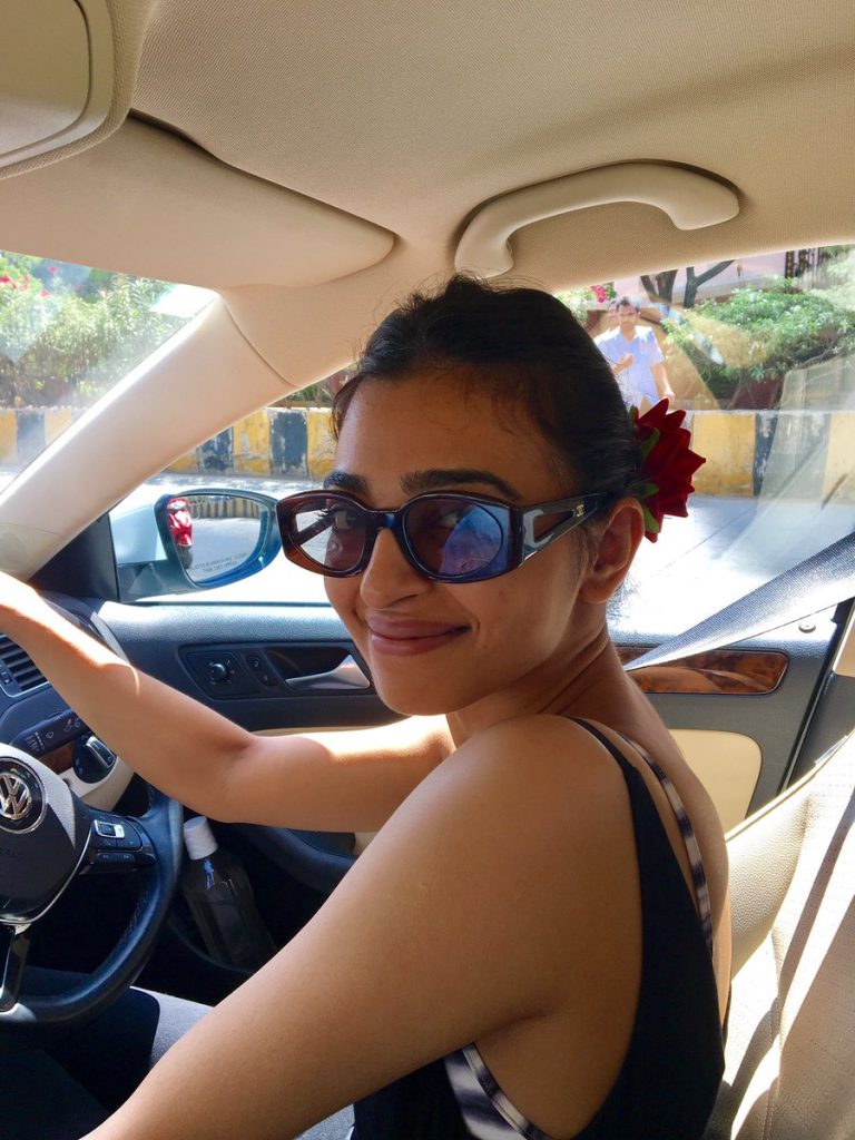 Radhika Apte With In Car Images