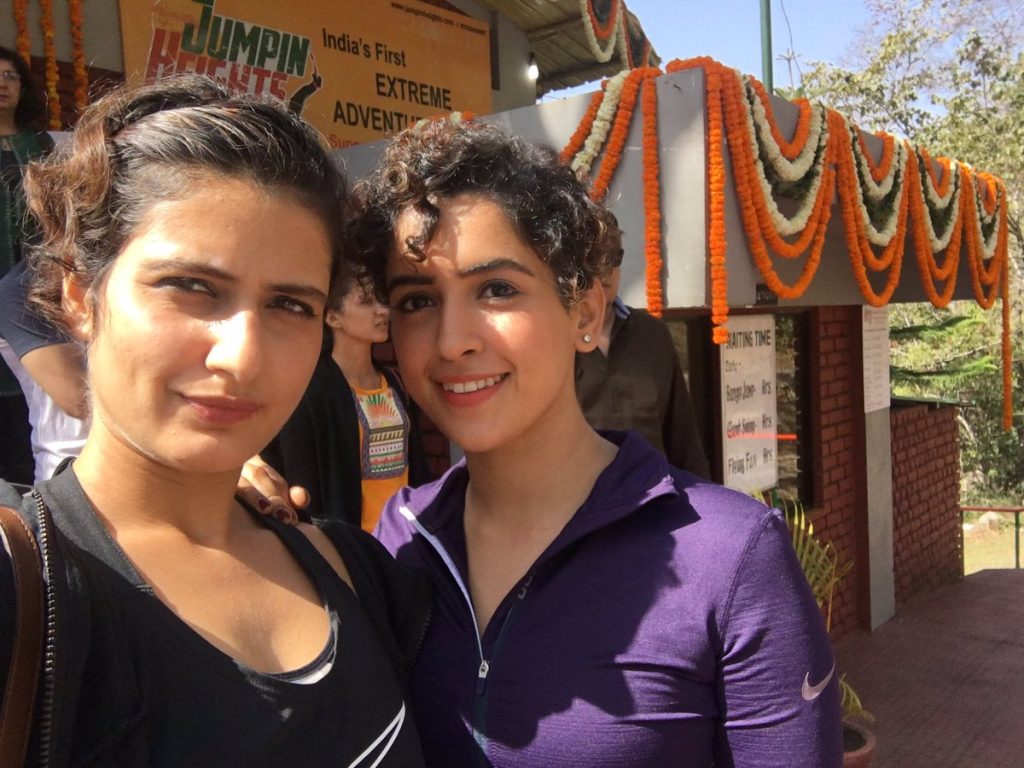 Selfie Of Fatima Sana Shaikh And Sanya Malhotra